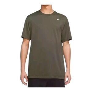 Nike Dri-FIT Legend Training T-Shirt Athletic‎ Tee Cargo Green Men Size Large